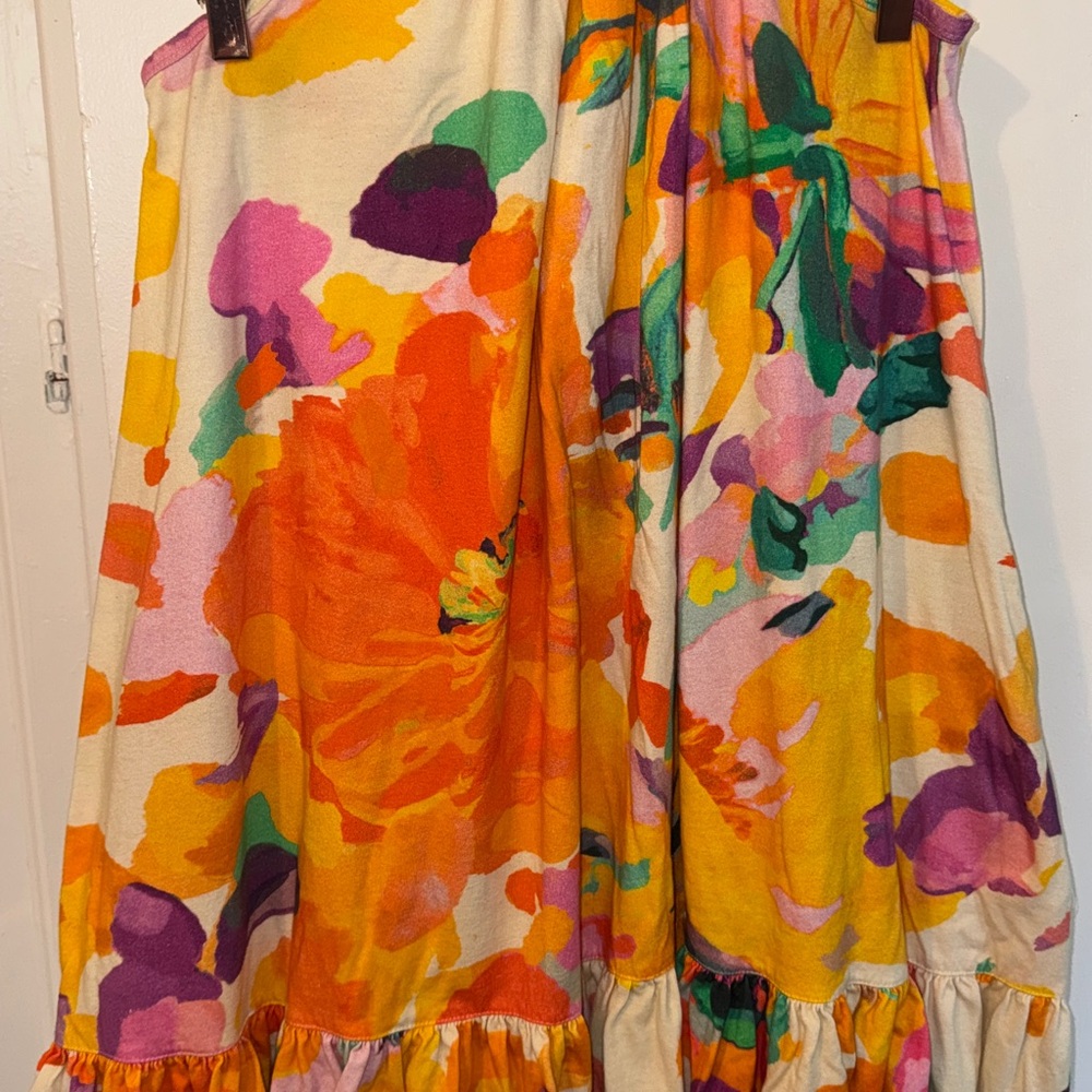 Anthropogy Sunday Practice midi dress.